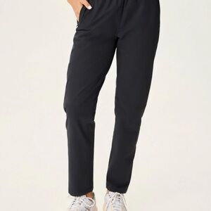 Outdoor Voices Black Track Pants Relaxed Fit